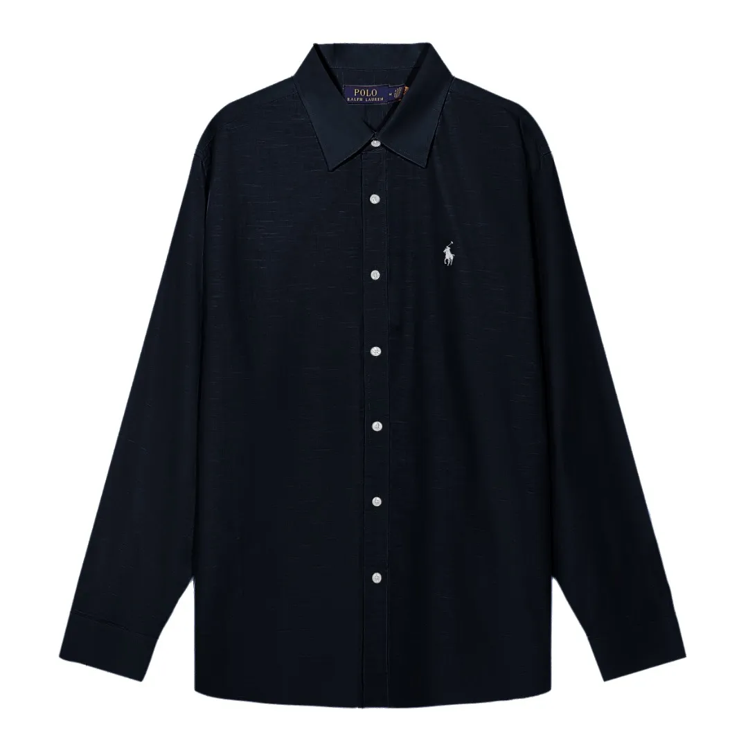 🅿️218 L06# The highest quality in the market, you can scan the code, it will not be sold off the shelves for a long time, import and export version Lauren Ralph Lauren customized 1:1 linen cotton shirt (in stock👀) Size: XS S M L Color: White Pink Yellow Khaki Navy Blue
